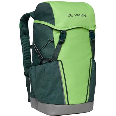 VAUDE Kinderrucksack Mädchen Puck komfortabler Wanderrucksack Kinder 10L, Wetterfester Schulrucksack mit Regenhülle & Lupe, viel Stauraum, dark forest,Einheitsgröße VAUDE Kinderrucksack Mädchen Puck komfortabler Wanderrucksack Kinder 10L, Wetterfester Schulrucksack mit Regenhülle & Lupe, viel Stauraum, dark forest,Einheitsgröße