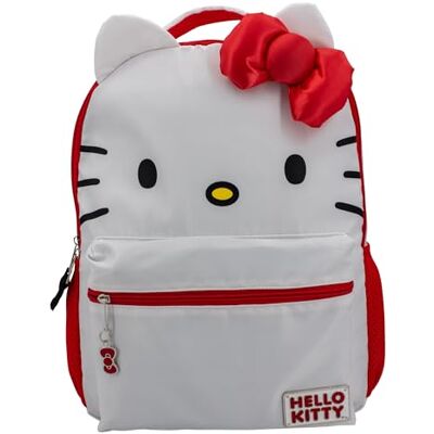 Accessory Innovations AI Hello Kitty Rucksack für Mädchen, Sanrio Kawaii Büchertasche, 40,6 cm, Anime-Schultasche mit 3D-Funktionen, hello kitty, Large, 40,6 cm großer Rucksack Accessory Innovations AI Hello Kitty Rucksack für Mädchen, Sanrio Kawaii Büchertasche, 40,6 cm, Anime-Schultasche mit 3D-Funktionen, hello kitty, Large, 40,6 cm großer Rucksack