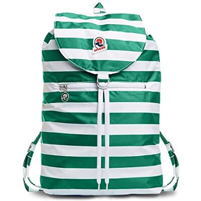 Invicta Tagesrucksack Rucksack für Reisen Outdoor Daypack für Damen, Herren, mit Hüftgurt faltbar 8 LT Ultra leicht, Handgepäck mit Reißverschluss, gestreift, zweifarbig Minisac Invicta Tagesrucksack Rucksack für Reisen Outdoor Daypack für Damen, Herren, mit Hüftgurt faltbar 8 LT Ultra leicht, Handgepäck mit Reißverschluss, gestreift, zweifarbig Minisac