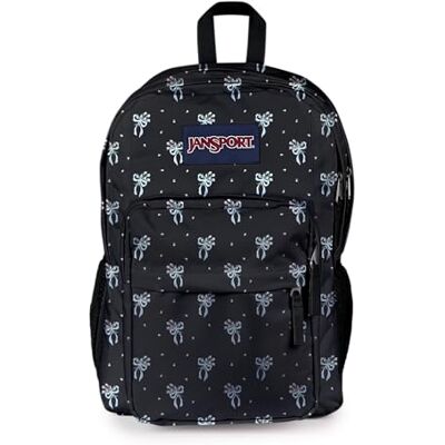 JANSPORT Big Day Pack Backpack – Large Laptop Backpack with Dual Compartments and Ergonomic Straps, 34 L Capacity, 43.5 x 32.5 x 19 cm Pastel Petal Black JANSPORT Big Day Pack Backpack – Large Laptop Backpack with Dual Compartments and Ergonomic Straps, 34 L Capacity, 43.5 x 32.5 x 19 cm Pastel Petal Black