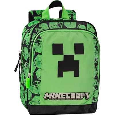 Franco Cosimo Panini Minecraft Mini Rucksack, Grün Ii, Mini, Casual Franco Cosimo Panini Minecraft Mini Rucksack, Grün Ii, Mini, Casual