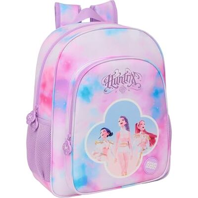 safta K-Pop Demon Hunters Schulrucksack für Kinder, Kinderrucksack, anpassbar an Kinderwagen, ideal für Kinder im Schulalter, bequem und vielseitig, Widerstandsfähigkeit, 32 x 12 x 38 cm safta K-Pop Demon Hunters Schulrucksack für Kinder, Kinderrucksack, anpassbar an Kinderwagen, ideal für Kinder im Schulalter, bequem und vielseitig, Widerstandsfähigkeit, 32 x 12 x 38 cm