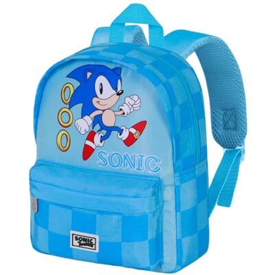 KARACTERMANIA Sonic The Hedgehog Jump-Joy Kindergartenrucksack, Blau, 22 x 27 cm, Kapazität 5 L KARACTERMANIA Sonic The Hedgehog Jump-Joy Kindergartenrucksack, Blau, 22 x 27 cm, Kapazität 5 L