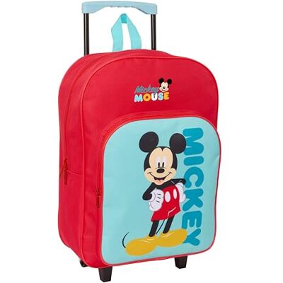 safta Mickey Mouse Kinderrucksack mit kompaktem Trolley, ideal für Kinder unterschiedlichen Alters, bequem und vielseitig, Qualität und Haltbarkeit, 33 x 43 x 15 cm safta Mickey Mouse Kinderrucksack mit kompaktem Trolley, ideal für Kinder unterschiedlichen Alters, bequem und vielseitig, Qualität und Haltbarkeit, 33 x 43 x 15 cm