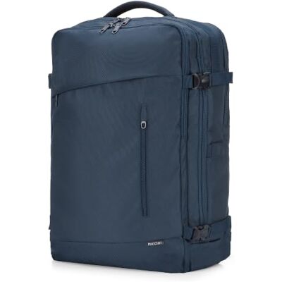 PUCCINI Easy Pack XL Handgepäck Großer Rucksack 55x37x20 cm für Lufthansa Eurowings Condor Ryanair Wasserdichter Reiserucksack Flugzeug Reisetasche für Herren und Damen 40,7L Dunkelblau PUCCINI Easy Pack XL Handgepäck Großer Rucksack 55x37x20 cm für Lufthansa Eurowings Condor Ryanair Wasserdichter Reiserucksack Flugzeug Reisetasche für Herren und Damen 40,7L Dunkelblau