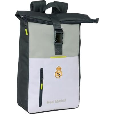 safta Real Madrid Equiicion 25/26 Rucksack mit Klappe für Laptops von 39,6 cm (15,6 Zoll), ideal für verschiedene Altersgruppen, bequem und vielseitig, Qualität und Widerstandsfähigkeit, 28 x 13 x 42 cm safta Real Madrid Equiicion 25/26 Rucksack mit Klappe für Laptops von 39,6 cm (15,6 Zoll), ideal für verschiedene Altersgruppen, bequem und vielseitig, Qualität und Widerstandsfähigkeit, 28 x 13 x 42 cm