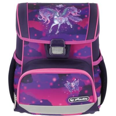 Herlitz Loop Magic Unicorn Schulranzen, Rucksack für Kinder, Schulrucksack 17L, Kinderrucksack, Leicht Schultasche für Mädchen, Reflexmaterial, Schnallenverschluss, Ergonomische Form, Rosa Violett Herlitz Loop Magic Unicorn Schulranzen, Rucksack für Kinder, Schulrucksack 17L, Kinderrucksack, Leicht Schultasche für Mädchen, Reflexmaterial, Schnallenverschluss, Ergonomische Form, Rosa Violett