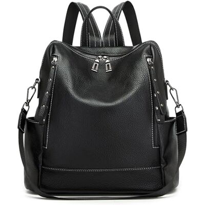 Miss Lulu Damen Rucksack Klein Anti diebstahl Schultaschen 2 in 1 Tagesrucksack Casual Daypack Rucksackhandtaschen Leicht für Freizeit Einkauf Alltag Miss Lulu Damen Rucksack Klein Anti diebstahl Schultaschen 2 in 1 Tagesrucksack Casual Daypack Rucksackhandtaschen Leicht für Freizeit Einkauf Alltag