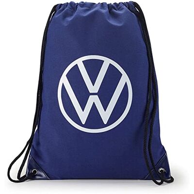 Volkswagen 000087318K Turnbeutel Sportbeutel Tasche Rucksack Beutel, mit neuem VW Logo, blau Volkswagen 000087318K Turnbeutel Sportbeutel Tasche Rucksack Beutel, mit neuem VW Logo, blau