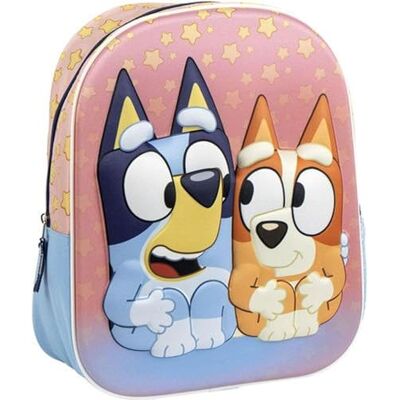 CERDÁ LIFE'S LITTLE MOMENTS 3D-Bluey-Kinderrucksack, originelles Design und realistisches Relief für Jungen und Mädchen Bluey-Schulrucksack mit geräumigem Platz und verstellbaren Trägern, offiziell lizenziert CERDÁ LIFE'S LITTLE MOMENTS 3D-Bluey-Kinderrucksack, originelles Design und realistisches Relief für Jungen und Mädchen Bluey-Schulrucksack mit geräumigem Platz und verstellbaren Trägern, offiziell lizenziert