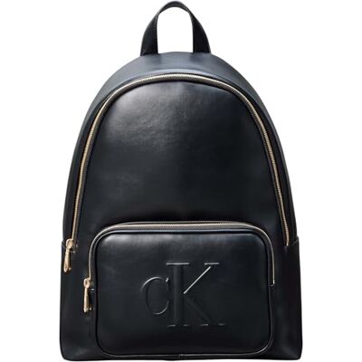 Calvin Damen Rucksack Bold mit Logo, Schwarz (Black), Einheitsgröße Calvin Damen Rucksack Bold mit Logo, Schwarz (Black), Einheitsgröße