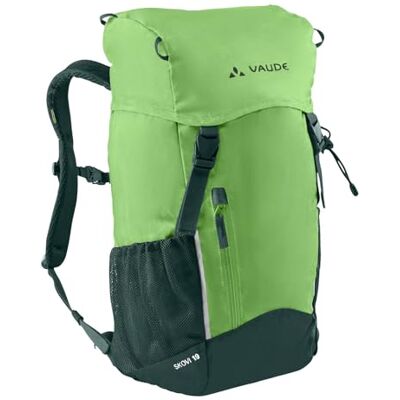VAUDE Skovi 19 Kinderrucksack Wandern 19 L, mitwachsend, Dark Forest Rucksack für Kinder ab Grundschule, Rückenlänge 29 bis 41 cm, Brustgurt, Stockhalterung, 400 g leicht VAUDE Skovi 19 Kinderrucksack Wandern 19 L, mitwachsend, Dark Forest Rucksack für Kinder ab Grundschule, Rückenlänge 29 bis 41 cm, Brustgurt, Stockhalterung, 400 g leicht