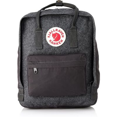 Fjällräven Unisex Kånken Re-wool Rucksack, Grau, Einheitsgröße Fjällräven Unisex Kånken Re-wool Rucksack, Grau, Einheitsgröße