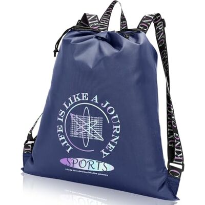 AiQInu Große Kapazität Wasserdicht Turnbeutel Rucksack mit Kordelzug, Mit Aussentasche Verstellbar Tunnelzug Gymsack für Sport, Reisen und City,Turnbeutel Damen und Herren AiQInu Große Kapazität Wasserdicht Turnbeutel Rucksack mit Kordelzug, Mit Aussentasche Verstellbar Tunnelzug Gymsack für Sport, Reisen und City,Turnbeutel Damen und Herren