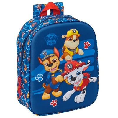 safta Paw Patrol 3D-Kinderrucksack, leicht zu reinigen, ideal für Kinder verschiedener Altersgruppen, bequem und vielseitig, Qualität und Widerstandsfähigkeit, 22 x 10 x 27 cm safta Paw Patrol 3D-Kinderrucksack, leicht zu reinigen, ideal für Kinder verschiedener Altersgruppen, bequem und vielseitig, Qualität und Widerstandsfähigkeit, 22 x 10 x 27 cm