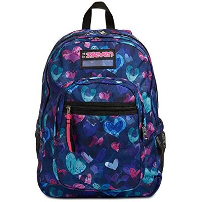 Seven Schulranzen, Geräumige Schultasche für Teenager, Mädchen und Jungen, mit Trinkflaschenfach und USB-Anschluss, für Schule, Sport, Freizeit, Geschenkidee, violett Seven Schulranzen, Geräumige Schultasche für Teenager, Mädchen und Jungen, mit Trinkflaschenfach und USB-Anschluss, für Schule, Sport, Freizeit, Geschenkidee, violett