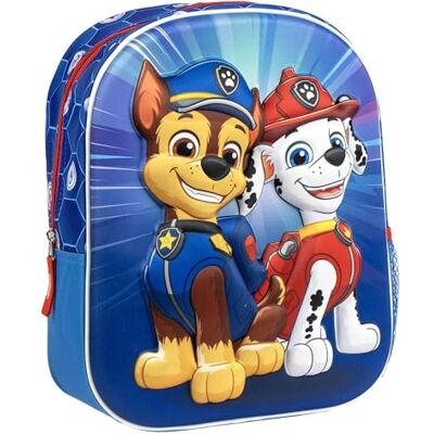 CERDÁ LIFE'S LITTLE MOMENTS Paw Patrol Kinderrucksack mit 3D-Design von Chase und Marshall – Schulrucksack für Jungen und Mädchen, Paw Patrol-Fans, ideal für die Kindertagesstätte und auf Reisen CERDÁ LIFE'S LITTLE MOMENTS Paw Patrol Kinderrucksack mit 3D-Design von Chase und Marshall – Schulrucksack für Jungen und Mädchen, Paw Patrol-Fans, ideal für die Kindertagesstätte und auf Reisen