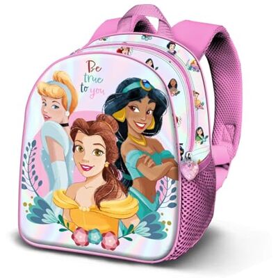 Disney Prinzessinnen Floral-Elite 3D Rucksack, Rosa, 25 x 30 cm, Kapazität 7 L Disney Prinzessinnen Floral-Elite 3D Rucksack, Rosa, 25 x 30 cm, Kapazität 7 L