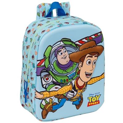 safta Toy Story 3D-Kinderrucksack, leicht zu reinigen, ideal für Kinder verschiedener Altersgruppen, bequem und vielseitig, Qualität und Widerstandsfähigkeit, 22 x 10 x 27 cm safta Toy Story 3D-Kinderrucksack, leicht zu reinigen, ideal für Kinder verschiedener Altersgruppen, bequem und vielseitig, Qualität und Widerstandsfähigkeit, 22 x 10 x 27 cm