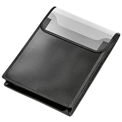 VELOFLEX Sammelbox VELOBAG DIN A4 Schwarz Aus PP-Folie, 40 mm Füllhöhe, mit Klettverschluss und Schlaufen für Tragegurt, passend für Schnellhefter und Mappen VELOFLEX Sammelbox VELOBAG DIN A4 Schwarz Aus PP-Folie, 40 mm Füllhöhe, mit Klettverschluss und Schlaufen für Tragegurt, passend für Schnellhefter und Mappen