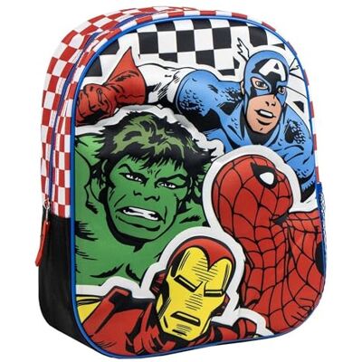 CERDÁ LIFE'S LITTLE MOMENTS Marvel Avengers Schulrucksack für Kinder mit Superhelden. Robuster Rucksack mit großem Fach und gepolsterten Riemen CERDÁ LIFE'S LITTLE MOMENTS Marvel Avengers Schulrucksack für Kinder mit Superhelden. Robuster Rucksack mit großem Fach und gepolsterten Riemen