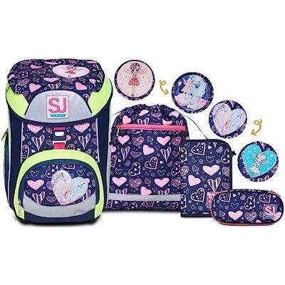 SJ GANG STYLE JAM GANG Damen Whisper Rucksack Set UPDOWN Box Reflective GRS SJ Gang, Beet Red/Honeysuckle, 35.5 EU SJ GANG STYLE JAM GANG Damen Whisper Rucksack Set UPDOWN Box Reflective GRS SJ Gang, Beet Red/Honeysuckle, 35.5 EU