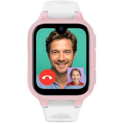 ICE-WATCH – Ice Kids 4G 2.0 Pink White – Rosa 4G-Smartwatch mit Standortbestimmung für Mädchen mit Silikonarmband – 025270 (40 mm) – Standortbestimmung über mitgelieferte SIM-Karte und Vertrag – GPS ICE-WATCH – Ice Kids 4G 2.0 Pink White – Rosa 4G-Smartwatch mit Standortbestimmung für Mädchen mit Silikonarmband – 025270 (40 mm) – Standortbestimmung über mitgelieferte SIM-Karte und Vertrag – GPS