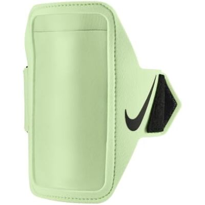 NIKE Lean Armband Plus Smartphone Sportarmband Running Fitness Jogging Handyhalter Armband reflektierend Laufzubehör, Vapor Green/Black/Black, One Size NIKE Lean Armband Plus Smartphone Sportarmband Running Fitness Jogging Handyhalter Armband reflektierend Laufzubehör, Vapor Green/Black/Black, One Size