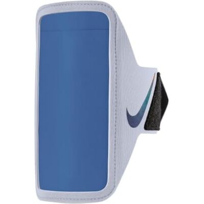 NIKE Lean Armband Plus Smartphone Sportarmband Running Fitness Jogging Handyhalter Armband reflektierend Laufzubehör, Ghost/Black/Comet Blue, One Size NIKE Lean Armband Plus Smartphone Sportarmband Running Fitness Jogging Handyhalter Armband reflektierend Laufzubehör, Ghost/Black/Comet Blue, One Size