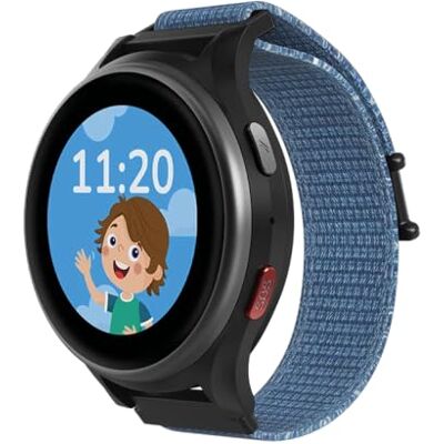 ANIO 6 Kinder-Smartwatch mit GPS Tracker & SIM, Anrufe, Nachrichten, SOS, Schulmodus, Schrittzähler ohne SIM-Karte, blau ANIO 6 Kinder-Smartwatch mit GPS Tracker & SIM, Anrufe, Nachrichten, SOS, Schulmodus, Schrittzähler ohne SIM-Karte, blau