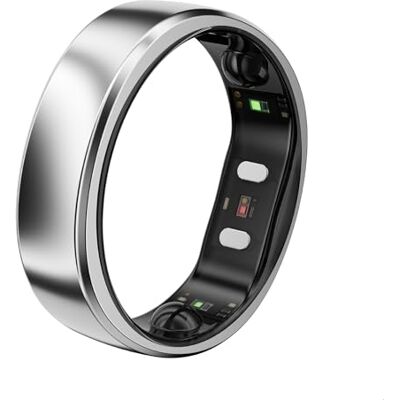 RingConn Gen 2 Air, Ultra-schmaler AI-Smart Ring, 10-Tage Akkulaufzeit, Schlaf/Stress/HR-Tracker, Smartringe für Herren & Männer, IP68 wasserdichtes, kompatibel mit iOS & Android (Galaxie Silber, 9) RingConn Gen 2 Air, Ultra-schmaler AI-Smart Ring, 10-Tage Akkulaufzeit, Schlaf/Stress/HR-Tracker, Smartringe für Herren & Männer, IP68 wasserdichtes, kompatibel mit iOS & Android (Galaxie Silber, 9)