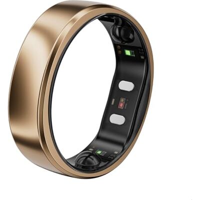 RingConn Gen 2 Air, Ultra-schmaler AI-Smart Ring, 10-Tage Akkulaufzeit, Schlaf/Stress/HR-Tracker, Smartringe für Herren & Männer, IP68 wasserdichtes, kompatibel mit iOS & Android (Dune Gold, 14) RingConn Gen 2 Air, Ultra-schmaler AI-Smart Ring, 10-Tage Akkulaufzeit, Schlaf/Stress/HR-Tracker, Smartringe für Herren & Männer, IP68 wasserdichtes, kompatibel mit iOS & Android (Dune Gold, 14)