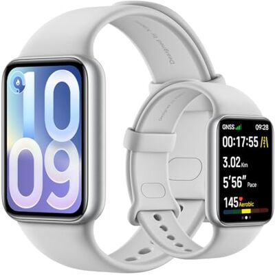 XIAOMI Smart Band 10 Pro, Fitness-Tracker im Uhrenstil für Damen & Herren, 1,74" AMOLED Display, verbesserter Schlafalgorithmus, 21 Tage Akku, Android&iOS, 150+ Sportmodi, GNSS, 5ATM, Silver XIAOMI Smart Band 10 Pro, Fitness-Tracker im Uhrenstil für Damen & Herren, 1,74" AMOLED Display, verbesserter Schlafalgorithmus, 21 Tage Akku, Android&iOS, 150+ Sportmodi, GNSS, 5ATM, Silver