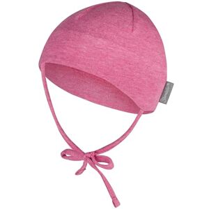 Sterntaler OCS Beanie Melange – Mädchen Baby Mütze mit angeschnittenen Ohrenklappen & Bindeband – aus Melange-Singlejersey (Bio), doppellagig – Übergangsmütze ab Geburt – pink Melange, Gr. 37 Sterntaler OCS Beanie Melange – Mädchen Baby Mütze mit angeschnittenen Ohrenklappen & Bindeband – aus Melange-Singlejersey (Bio), doppellagig – Übergangsmütze ab Geburt – pink Melange, Gr. 37
