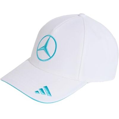 Adidas Unisex Mercedes AMG Petronas Formula 1 Team George Russell Cap, White, M-L Adidas Unisex Mercedes AMG Petronas Formula 1 Team George Russell Cap, White, M-L