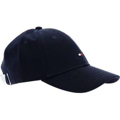 Tommy Hilfiger Kinder Unisex Cap Small Flag Basecap, Blau (Space Blue), L-XL Tommy Hilfiger Kinder Unisex Cap Small Flag Basecap, Blau (Space Blue), L-XL