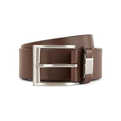 Boss Herren Gürtel Ledergürtel Echt Leder Business Gürtel Connio, Farbe:Braun, Größe:85 Cm, Artikel:-202 Dark Brown Boss Herren Gürtel Ledergürtel Echt Leder Business Gürtel Connio, Farbe:Braun, Größe:85 Cm, Artikel:-202 Dark Brown