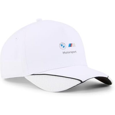 Puma Unisex BMW MMS BB Cap BB Caps, White, Puma Unisex BMW MMS BB Cap BB Caps, White,