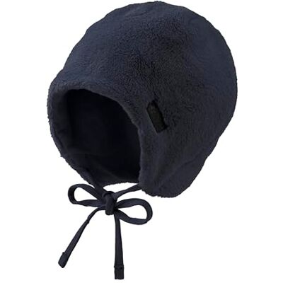 Sterntaler Mütze aus Teddyflausch Unisex Babymütze mit angeschnittenen Ohrenklappen und Bindeband warme Beanie, gefüttert mit Baumwollfleece Erstlingsmütze Marine, 43 Sterntaler Mütze aus Teddyflausch Unisex Babymütze mit angeschnittenen Ohrenklappen und Bindeband warme Beanie, gefüttert mit Baumwollfleece Erstlingsmütze Marine, 43