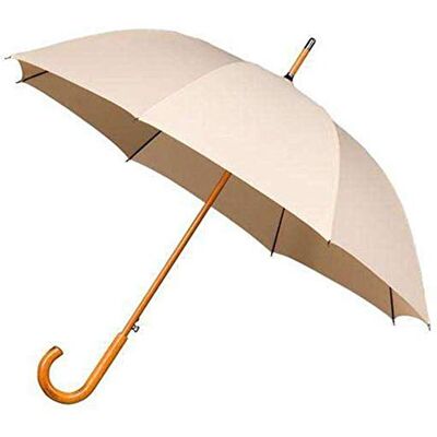 Falcone Parapluie Long Ouverture automatique Résistant au Vent Beige Regenschirm, 89 cm Falcone Parapluie Long Ouverture automatique Résistant au Vent Beige Regenschirm, 89 cm