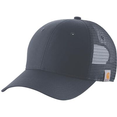 Carhartt Herren Canvas Mesh-Back Cap Baseballkappe, Navy, Einheitsgröße Carhartt Herren Canvas Mesh-Back Cap Baseballkappe, Navy, Einheitsgröße