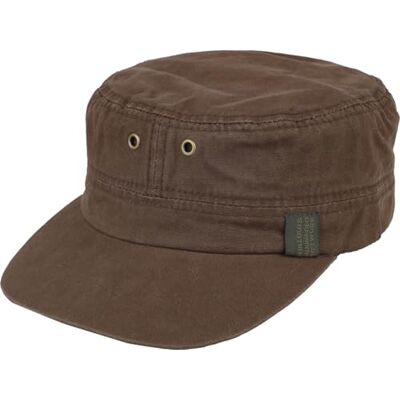 CHILLOUTS Hat Dublin Military Herren Army Cap Handgefertigt, Schirmmütze Herren Sommer, Cap Military Atmungsaktiv, Feldmütze Einheitsgröße, braun CHILLOUTS Hat Dublin Military Herren Army Cap Handgefertigt, Schirmmütze Herren Sommer, Cap Military Atmungsaktiv, Feldmütze Einheitsgröße, braun