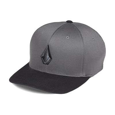 Volcom Herren Full Stone Flexfit Stretch Mütze Baseballkappe, Asphaltschwarz, 58 Volcom Herren Full Stone Flexfit Stretch Mütze Baseballkappe, Asphaltschwarz, 58