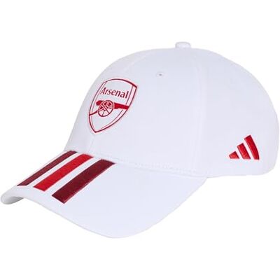 Adidas Unisex Arsenal Fc Hat, White/Better Scarlet, XS-S Adidas Unisex Arsenal Fc Hat, White/Better Scarlet, XS-S