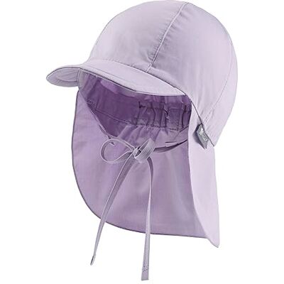 Sterntaler Schirmmütze mit Nackenschutz aus Bio -Popeline Schirmmütze Mädchen mit Nackenschutz und Ohrenklappen schützt den Kopf vor der Sonne Sonnenkappe Baby UV 50+ mit Bindeband Flieder, 43 Sterntaler Schirmmütze mit Nackenschutz aus Bio -Popeline Schirmmütze Mädchen mit Nackenschutz und Ohrenklappen schützt den Kopf vor der Sonne Sonnenkappe Baby UV 50+ mit Bindeband Flieder, 43
