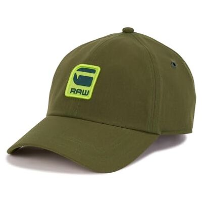 G-STAR Herren Avernus Burger Baseball Cap, Grün (Shadow Olive D26254-D909-B230), PC G-STAR Herren Avernus Burger Baseball Cap, Grün (Shadow Olive D26254-D909-B230), PC
