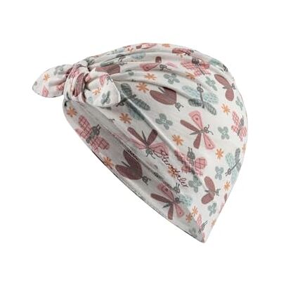Sterntaler Knotenmütze Schmetterling Babymütze aus Flammgarn-Jersey mit allover Print Schmetterlinge Mädchen Turban Mütze modische Beanie Baby und Kinder Mütze Übergangsmütze, ecru, Größe 51 Sterntaler Knotenmütze Schmetterling Babymütze aus Flammgarn-Jersey mit allover Print Schmetterlinge Mädchen Turban Mütze modische Beanie Baby und Kinder Mütze Übergangsmütze, ecru, Größe 51