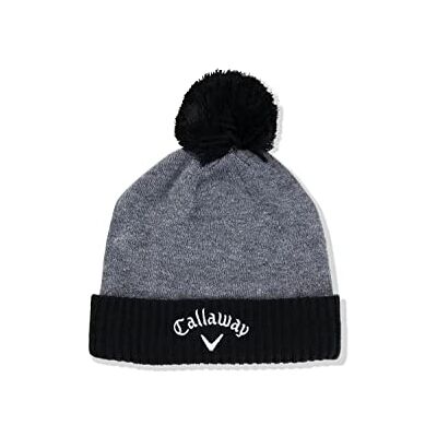 Callaway Herren Mens Pom 23 Beanie-Mütze, Grau / Schwarz, Einheitsgröße EU Callaway Herren Mens Pom 23 Beanie-Mütze, Grau / Schwarz, Einheitsgröße EU