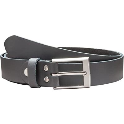 Vascavi Ledergürtel echt Leder, 3 cm breit und ca. 0.25 cm stark, Gürtel, Hüftgürtel, Jeansgürtel, Made in Germany (90 cm Gesamtlänge 100 cm, Grau) Vascavi Ledergürtel echt Leder, 3 cm breit und ca. 0.25 cm stark, Gürtel, Hüftgürtel, Jeansgürtel, Made in Germany (90 cm Gesamtlänge 100 cm, Grau)