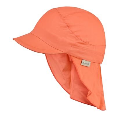 Sterntaler Schirmmütze Nackenschutz Basic – Leichte Kindermütze aus Bio-UV-Popeline mit Nackenschutz, UV-Schutz 50+, Leuchtorange, Größe 47 Sterntaler Schirmmütze Nackenschutz Basic – Leichte Kindermütze aus Bio-UV-Popeline mit Nackenschutz, UV-Schutz 50+, Leuchtorange, Größe 47